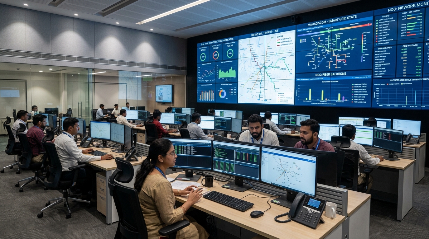 Englobal 24x7 Indian Smart City NOC & Infrastructure Command Center